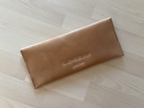 Horizontal leather pencil pouch - Image 8