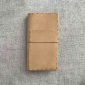 B6 slim Hobonichi Weeks cover with front&back pockets
