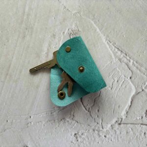 Leather key fob