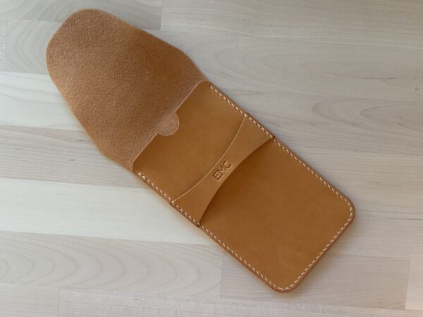 'Leather pencil pouch (small cosmetic bag)' - Image 2