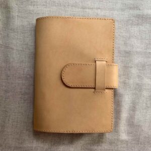 A5 Hobonichi cover with chunky clasp closure