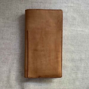Travelers’ Notebook cover with front pocket