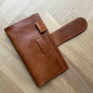 Travelers’ Notebook cover with chunky clasp closure