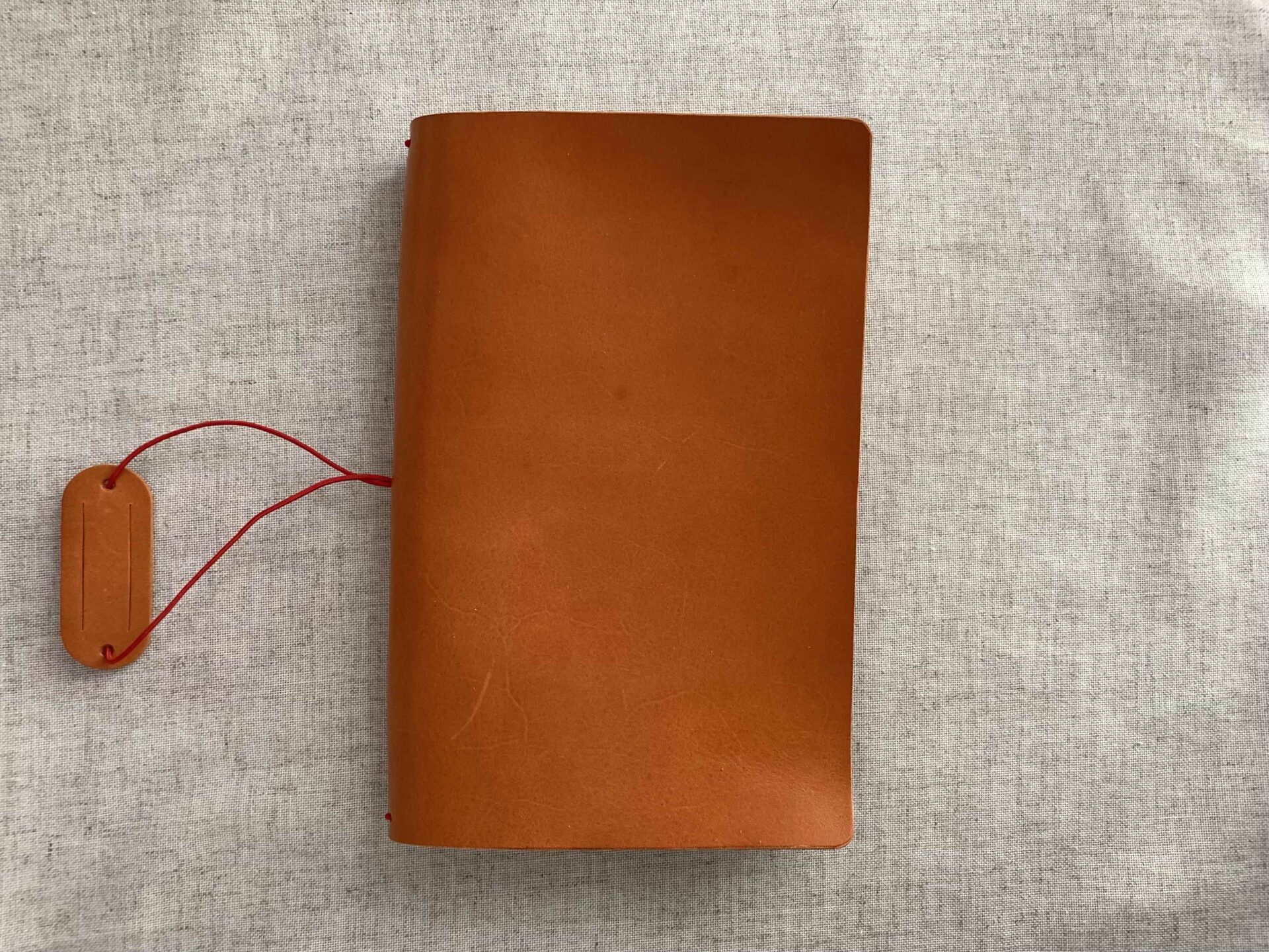 Simple leather cover for TN Regular, Midori Standard notebook –  HandStitchedLeatherT