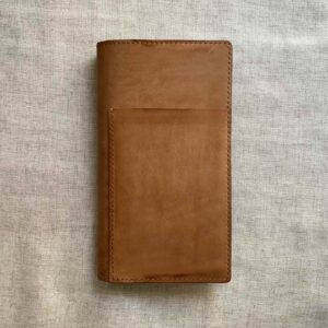 Sale – 25% off- Ready to ship – Travelers’ Notebook cover with front&back pockets