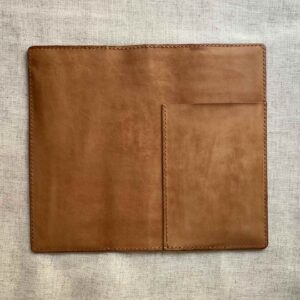 Sale – 25% off- Ready to ship – Travelers’ Notebook cover with front pocket