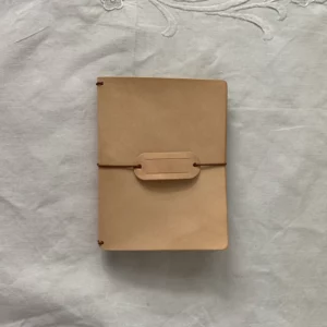 Simple leather cover for A6 (Hobonichi/Stalogy/Nanami Cafe) notebook