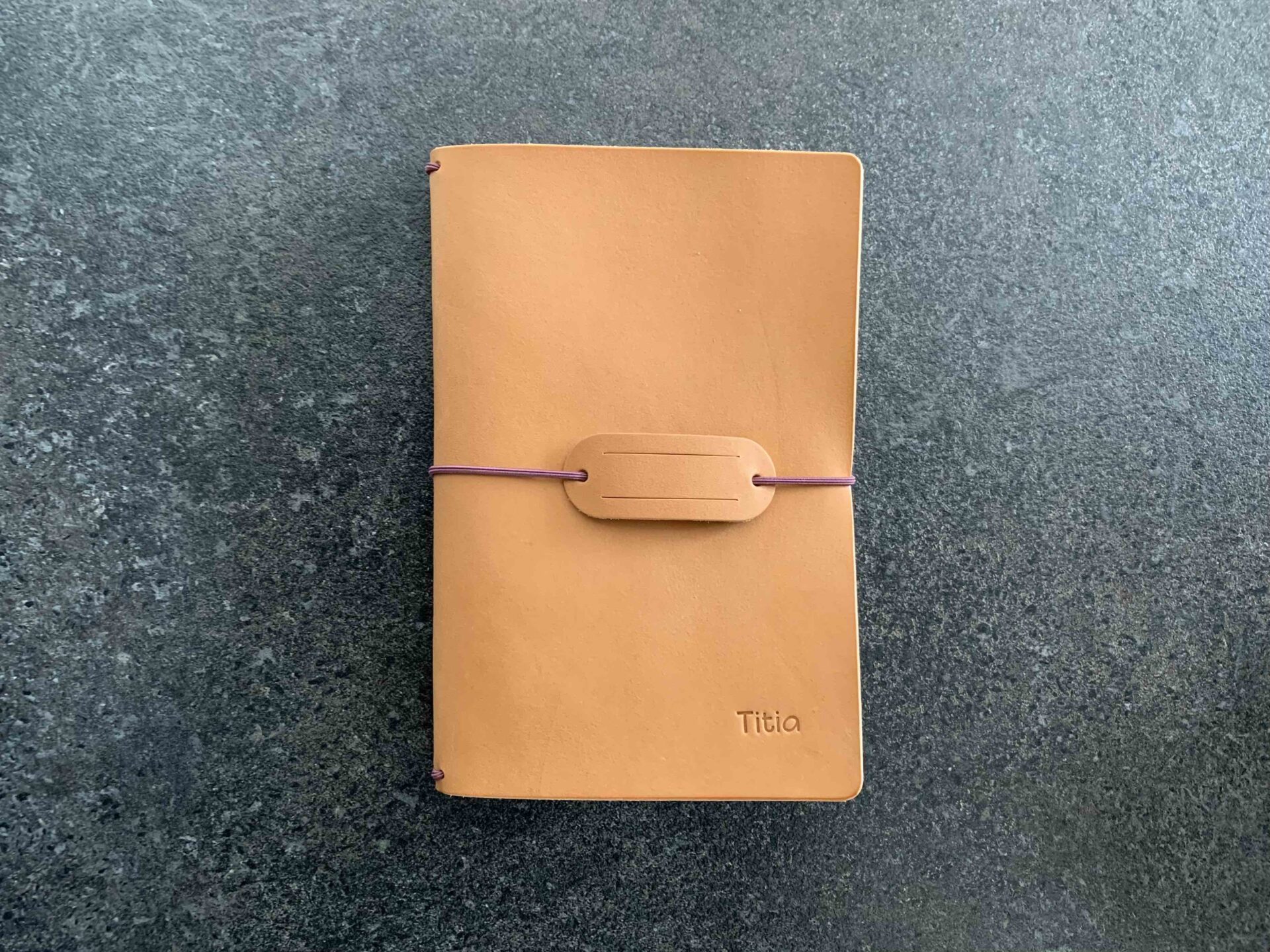 Simple leather cover for A6 / Pocket / Passport notebook