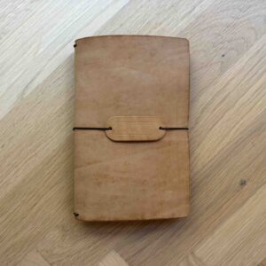 Simple leather cover for B6 Stalogy (Jibun/Nanami) notebook