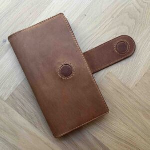 Travelers’ Notebook cover with chunky magnetic closure