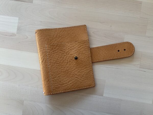 Nip / snap closure cover for A6 Hobonichi / 5-year / Hibino - Image 5