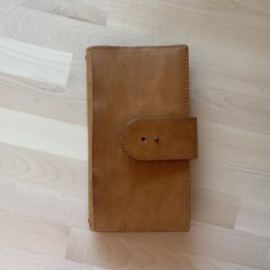 Nip / snap closure cover for Travelers’ notebook