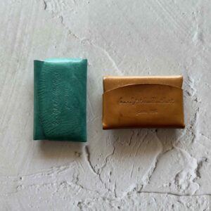 Tiny leather purse for everything (coins, cards, keys etc.)