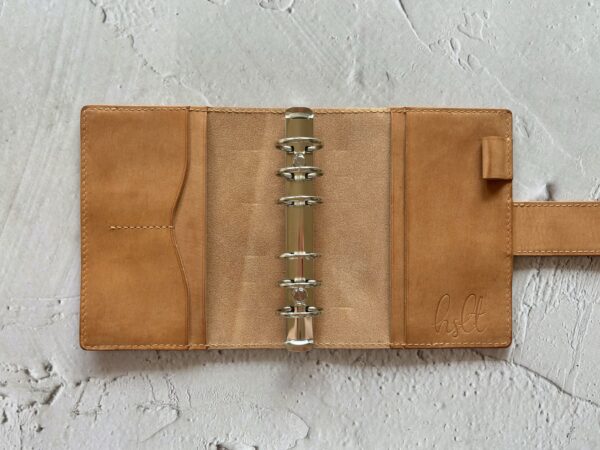 A6 rings cover with chunky belt closure - Image 3