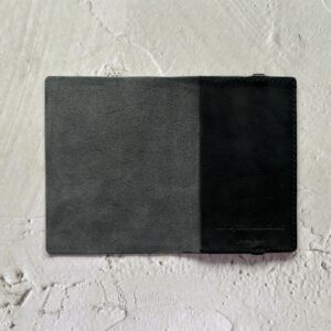 Leather journal with simple inner pocket for all size notebook