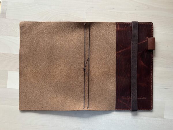 Writer’s Leather Journal with side closure - Image 6