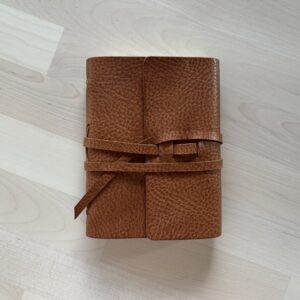 Personalized Leather Pocket Notebook – Perfect for Writing, Sketching, and Planning