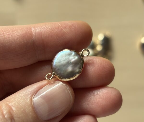 Natural Freshwater Pearls – Charm Connectors - Image 7