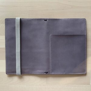 Side closure folio for B6 Jibun Techo / Slim Sterling Ink / Nanami