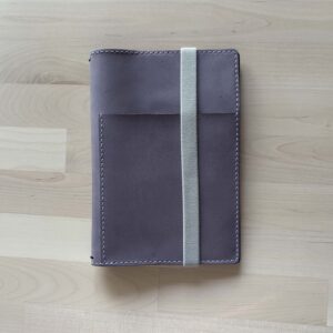 Side closure folio for B6 Jibun Techo / Slim Sterling Ink / Nanami