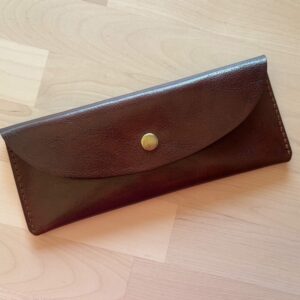 Leather pencil case